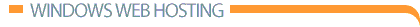 Windows Web Hosting